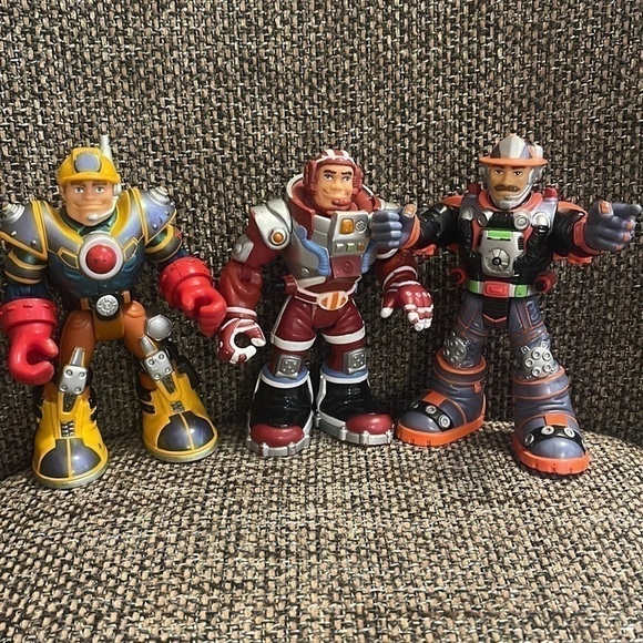 Lot of 4 Mattel Rescue Hero’s ! - Picture 2 of 8